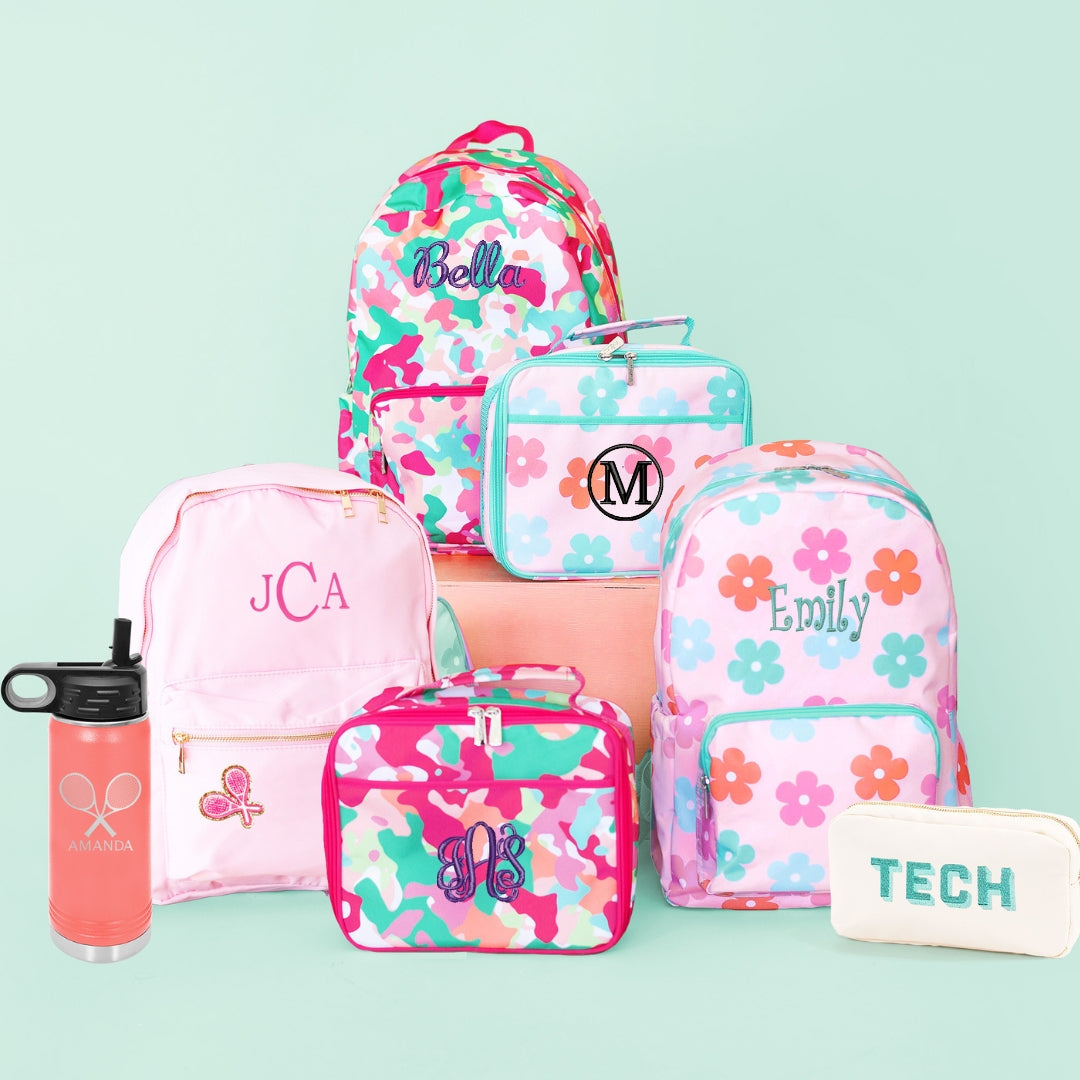 Monogrammed backpacks and lunch boxes hotsell