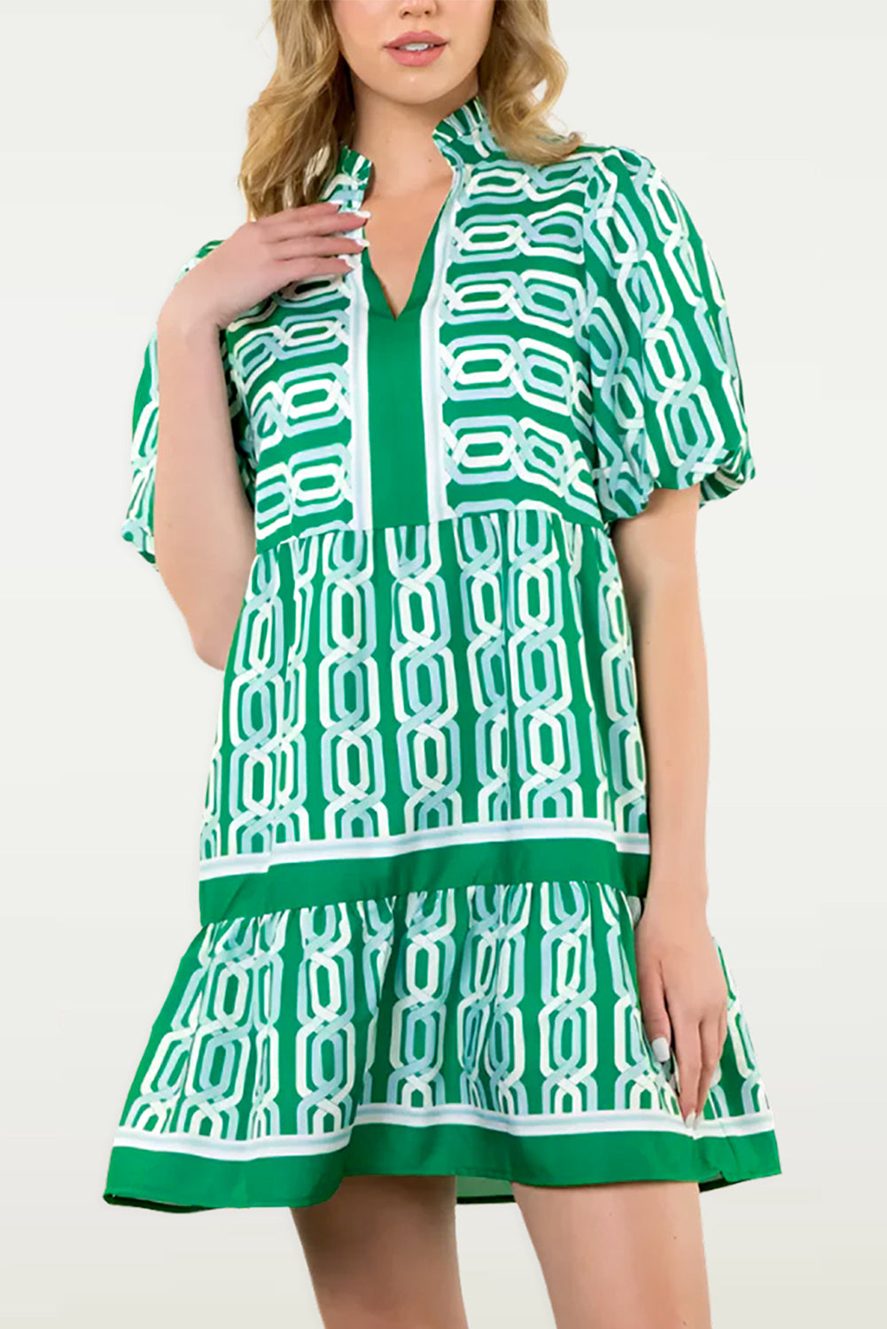 bright green short dress Hazel Blues