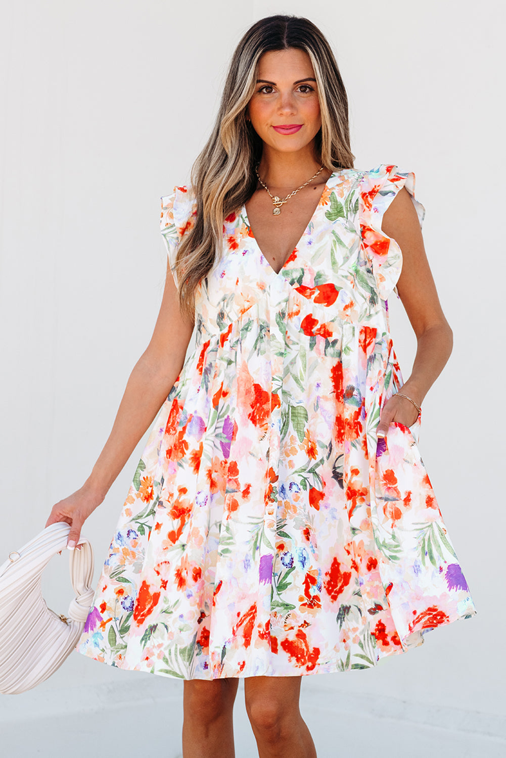 preppy floral mini dress Floral Mini Dresses