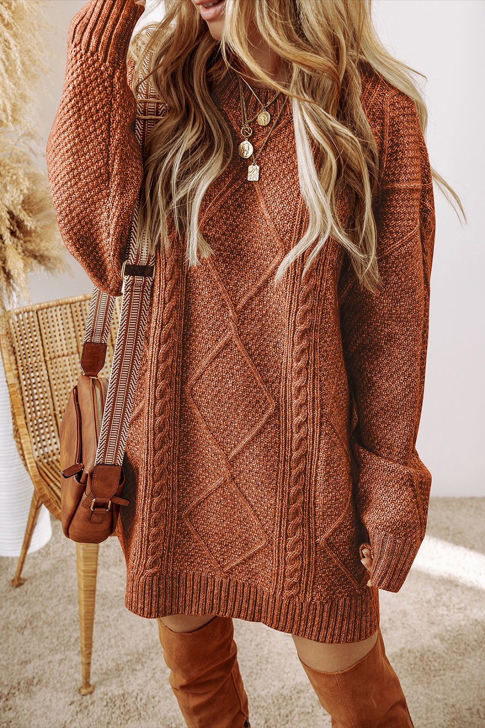 sweaater dress Knitted Sweater Dress