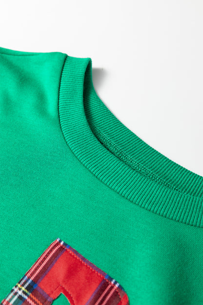 Sea Green Plaid MERRY Christmas Vacation Sweatshirt