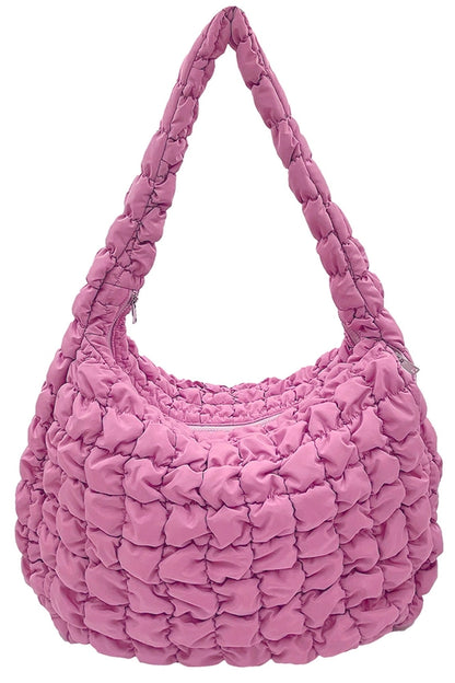 18" Extra Large Quilted Puffer Tote Bag