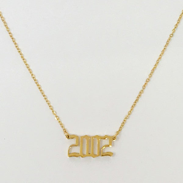 Birth Year Necklace