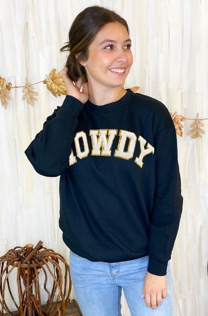 Howdy Ideal Chenille Sweatshirt