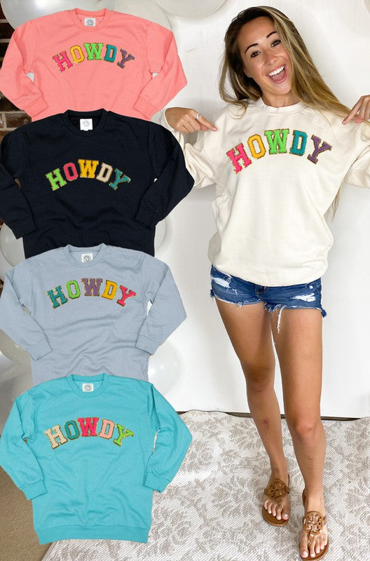 Howdy Ideal Chenille Sweatshirt