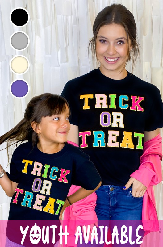 Trick or Treat Chenille T-Shirt