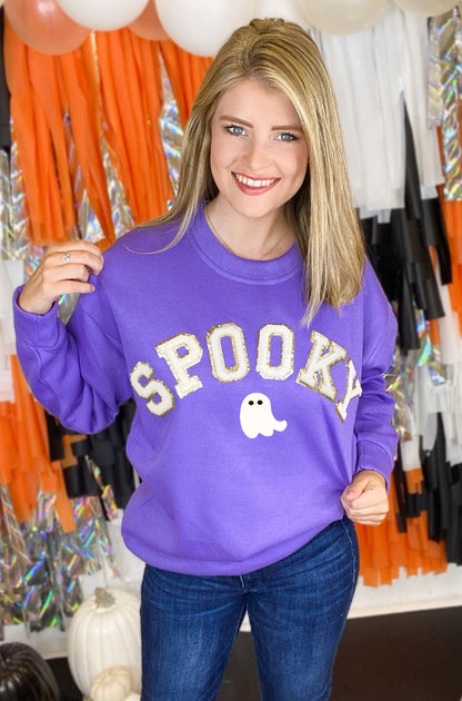 Spooky Chenille Sweatshirt