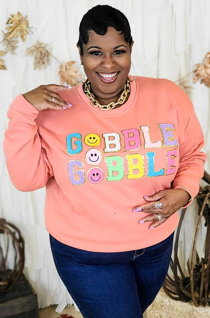 Gobble Gobble Ideal Chenille Sweatshirt