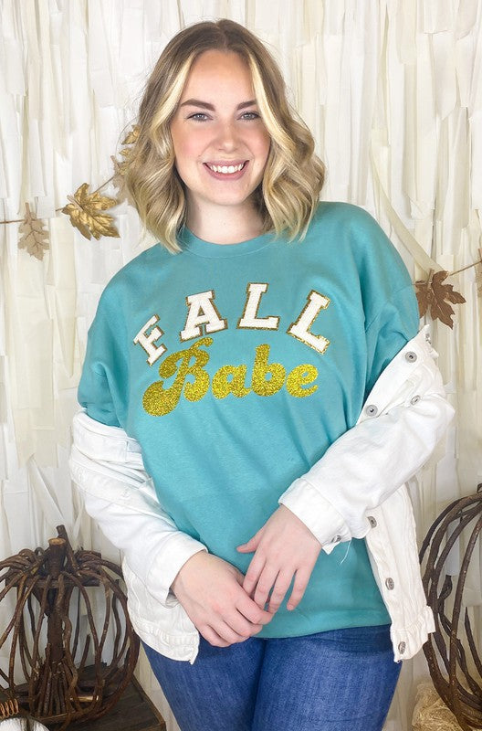 Fall Babe Ideal Chenille Sweatshirt