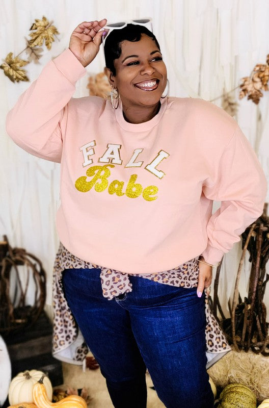 Fall Babe Ideal Chenille Sweatshirt