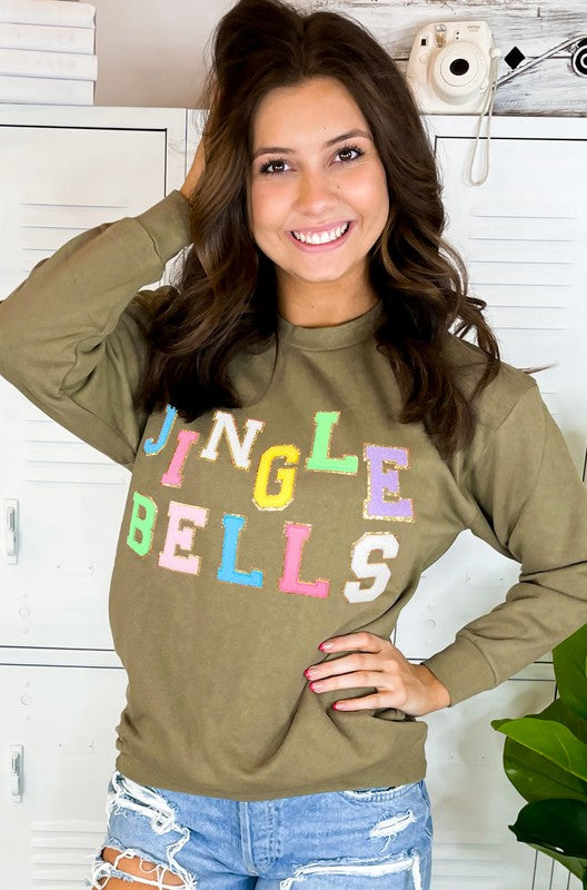 Jingle Bells Chenille Sweatshirt