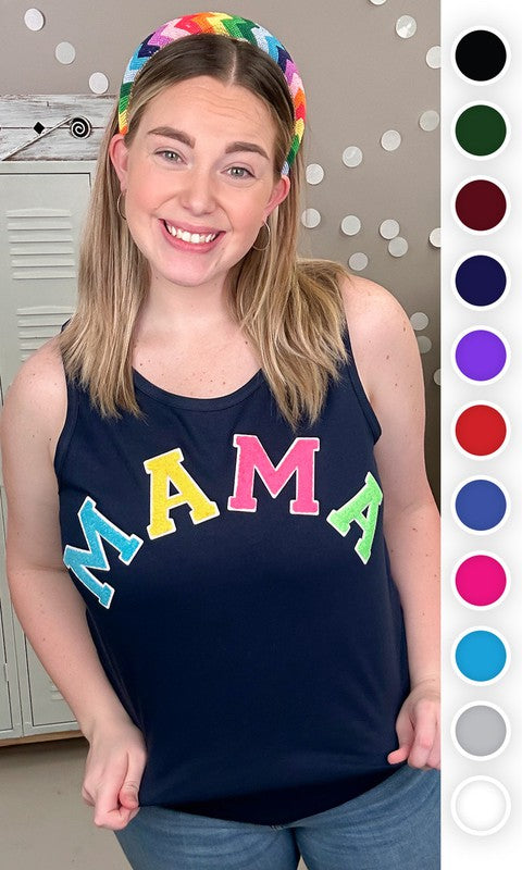 Soft Ideal Chenille Mama Tank Top