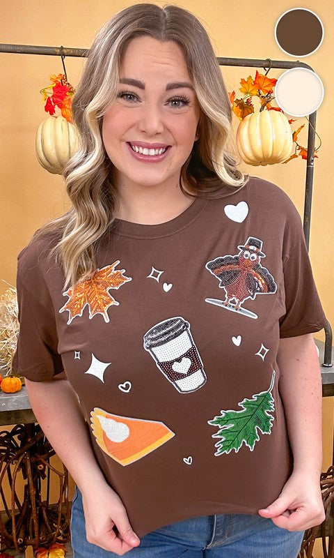 Thanksgiving Sparkle T-Shirt