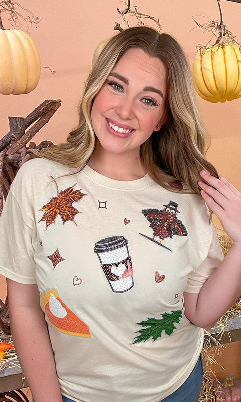 Thanksgiving Sparkle T-Shirt