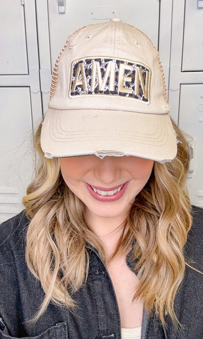 Amen Vintage Patch Hat