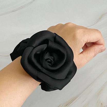 Art Of Work Satin Rose Scrunchie