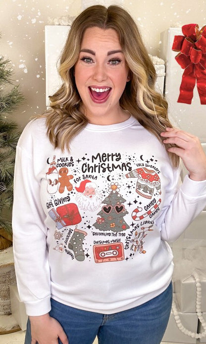 Christmas Things Graphic Sweatshirt