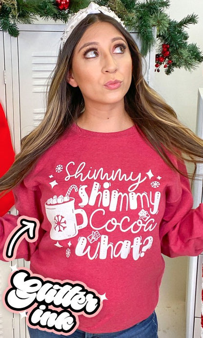 Shimmy Shimmy Cocoa What Graphic Sweatshirt