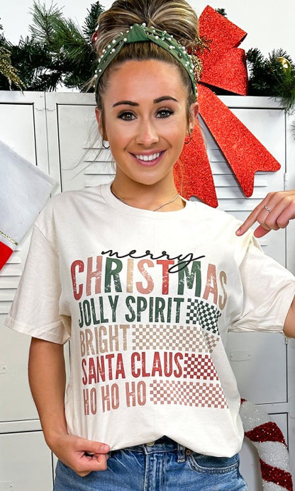 Retro Christmas Wishes Graphic T-Shirt