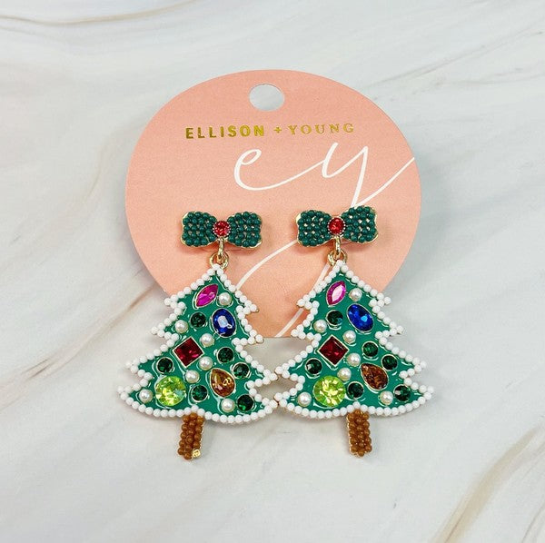 Dress Up Your Tree Dangle Earrings