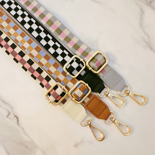 Checkered Crossbody Phone Lanyard