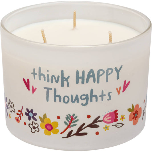 Think Happy Thoughts Candle