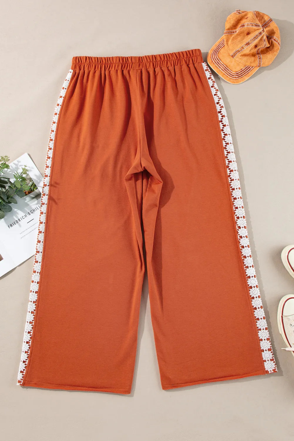 Plus Size Wide Leg Pants