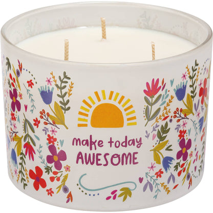 Make Today Awesome Candle