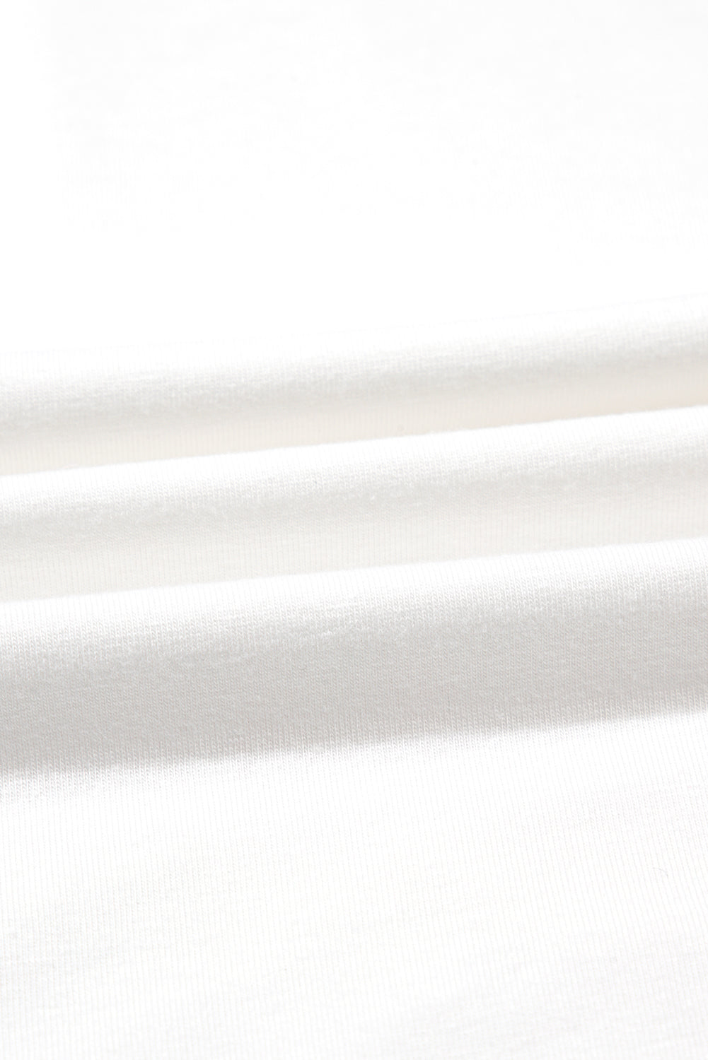 White Color Block Patchwork Half Sleeve Oversized T Shirt