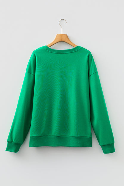 Sea Green Plaid MERRY Christmas Vacation Sweatshirt