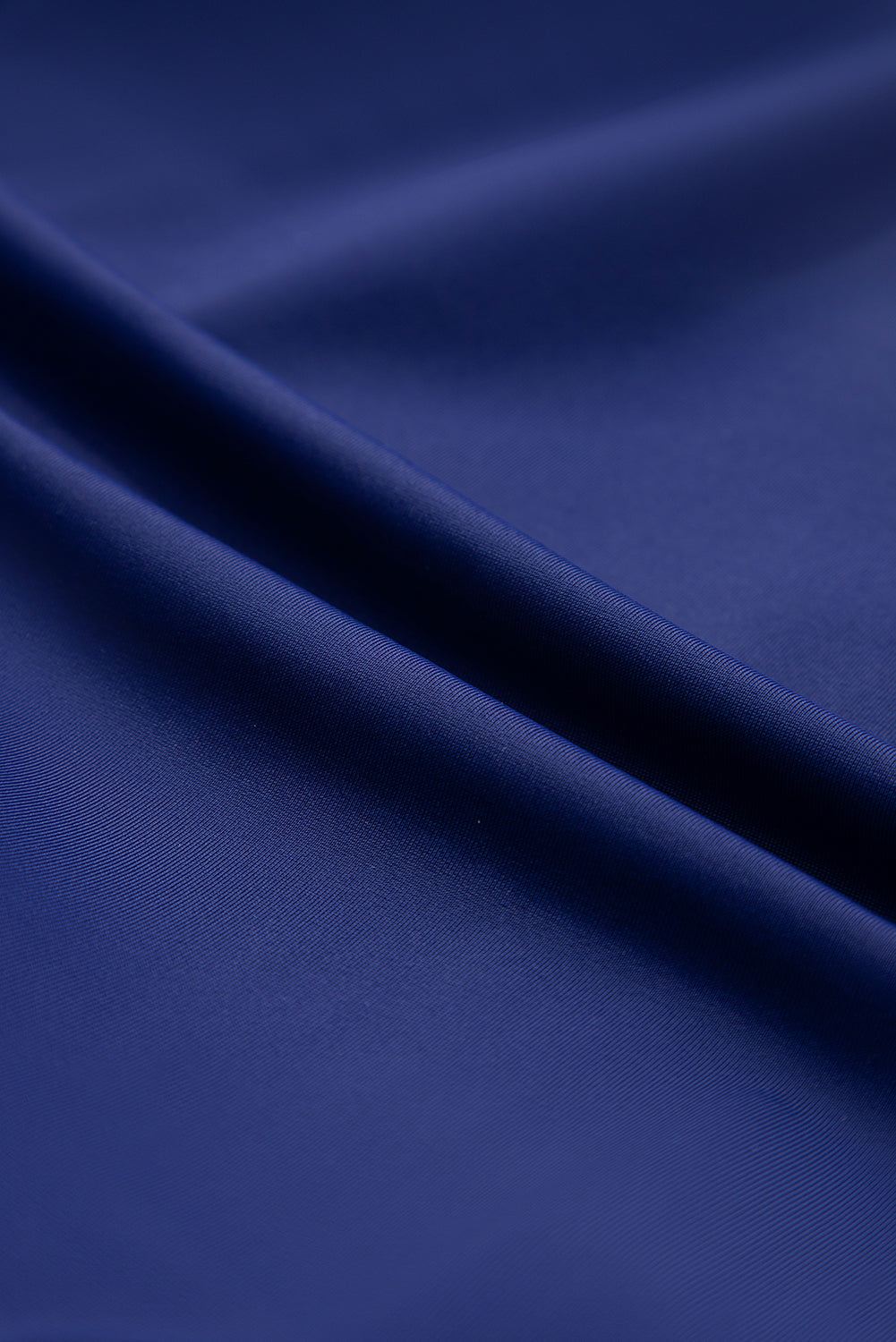 Beau Blue Ric Rac Trim Contrasted Patchwork Cutout One Piece Swimsuit