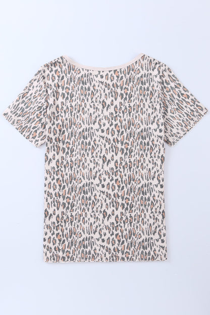 Leopard Animal Print Casual T-shirt