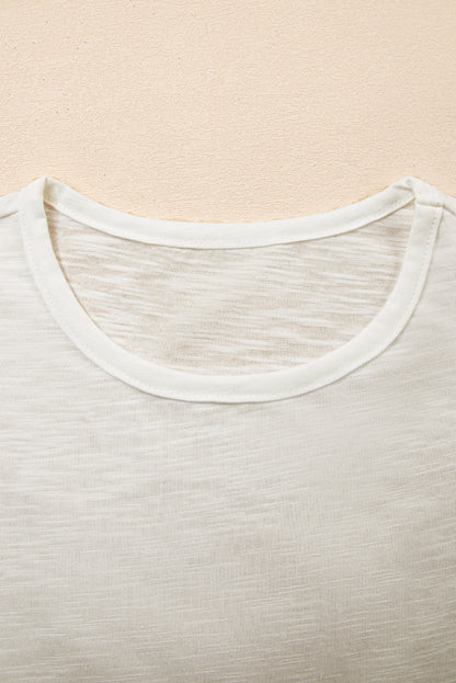 Rose Ricrac Trim Printed Flutter Sleeve Contrast Patchwork Blouse