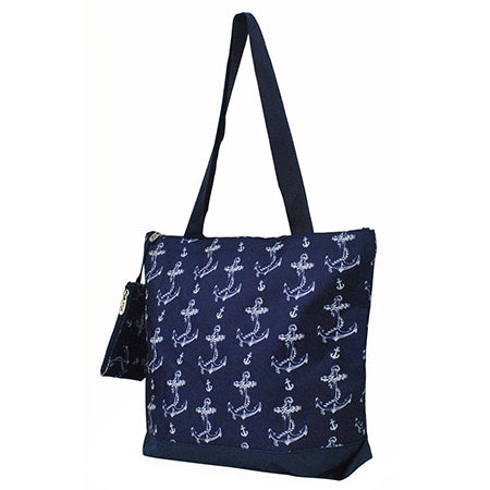 Vintage Anchor Canvas Tote Bag