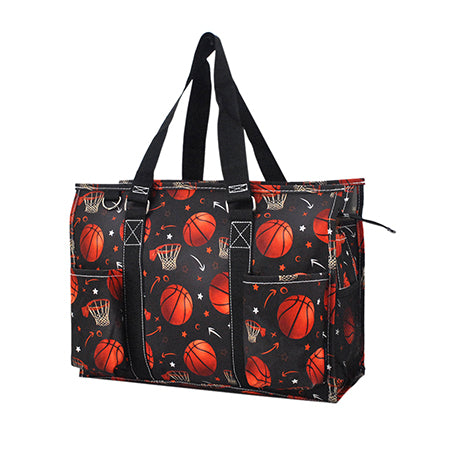 15" Slam Dunk Zippered Caddy Organizer Tote Bag