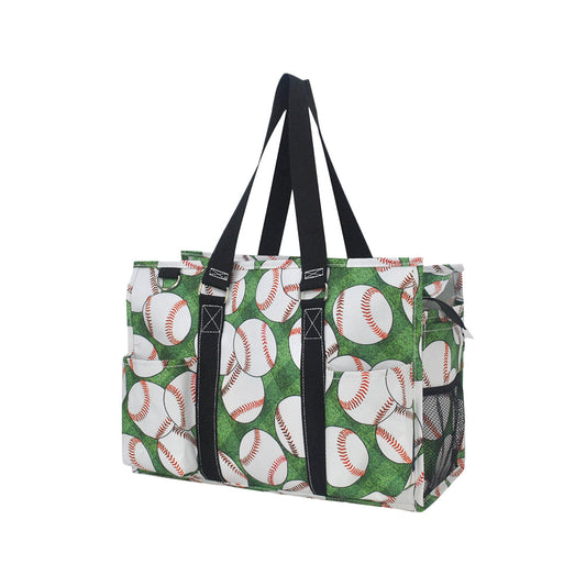 15" Baseball Bounty Zippered Caddy Organizer Tote Bag