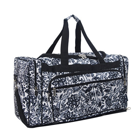 Damask Bliss Canvas 23" Duffle Bag