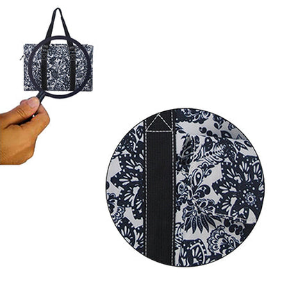 15" Damask Bliss Zippered Caddy Organizer Tote Bag