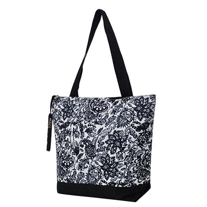 Damask Bliss Canvas Tote Bag