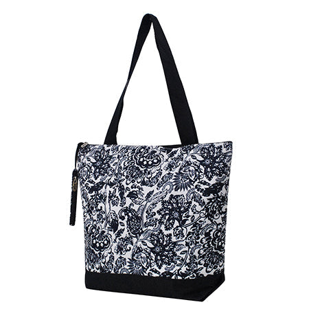 Damask Bliss Canvas Tote Bag