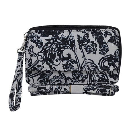 Damask Bliss Canvas All in One Wallet