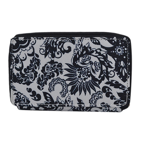 Damask Bliss Canvas All in One Wallet