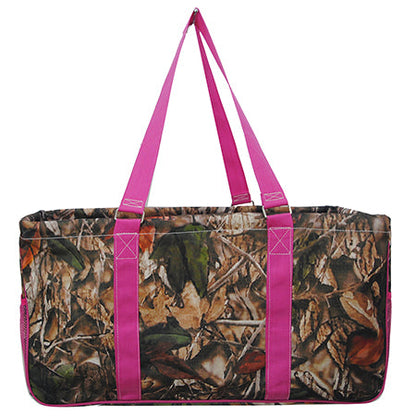 23" Hot Pink Camo Utility Bag