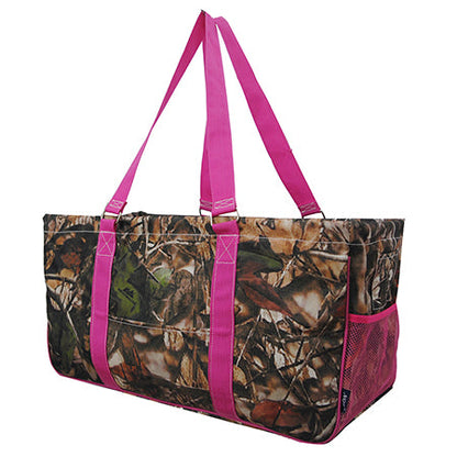 23" Hot Pink Camo Utility Bag