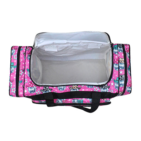 Disco Cowgirl Canvas 23" Duffle Bag