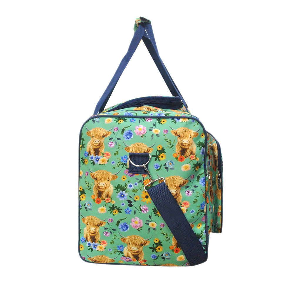 Soft Bovine Beauty Canvas 23" Duffle Bag