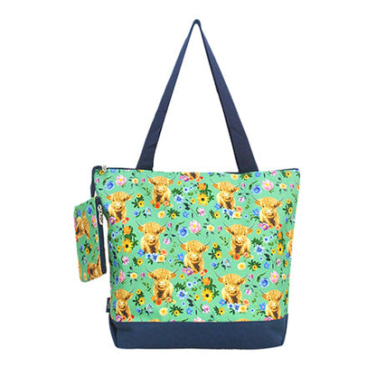 Soft Bovine Beauty Canvas Tote Bag