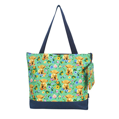 Soft Bovine Beauty Canvas Tote Bag