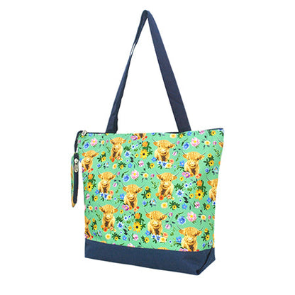 Soft Bovine Beauty Canvas Tote Bag