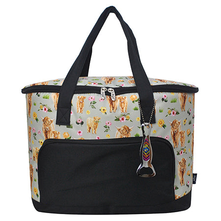 Floral Cow Cooler Bag